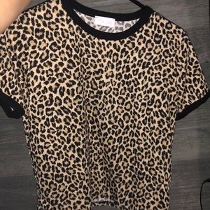 Cheetah crop top
